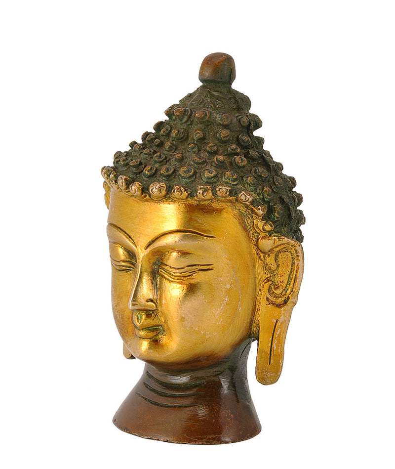 God Buddha Brass Head 4.10"