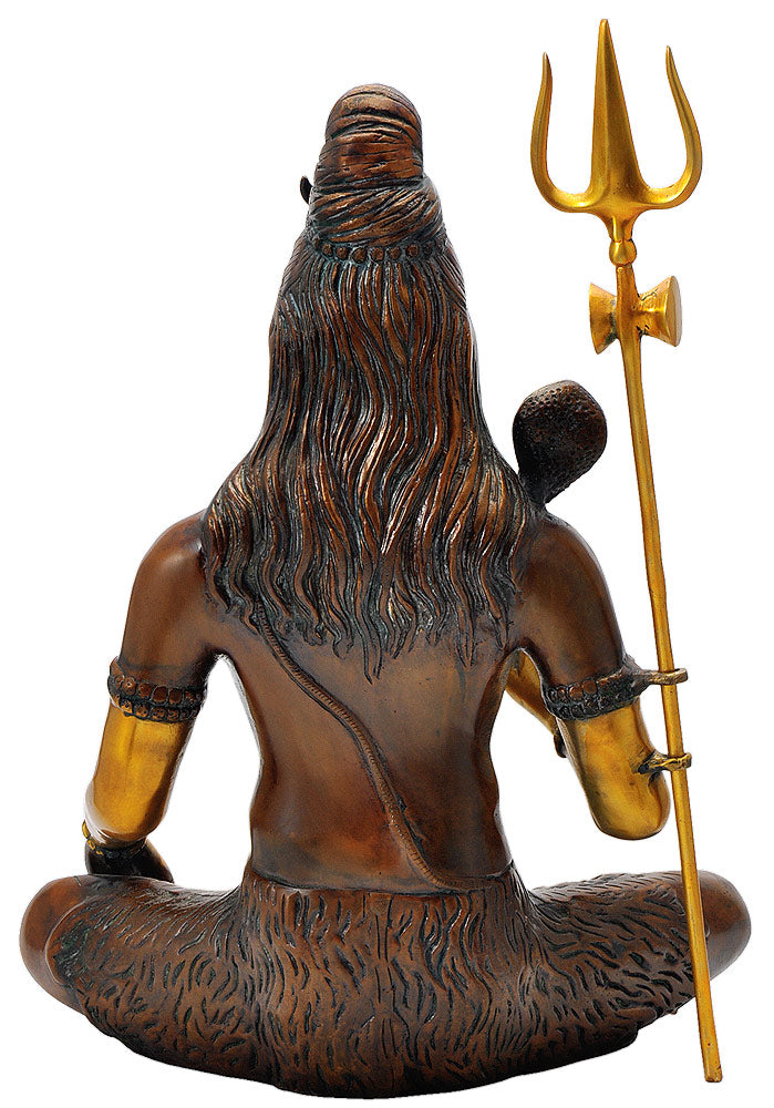 Trance Mood Shiva Blessing Statue 19.25"