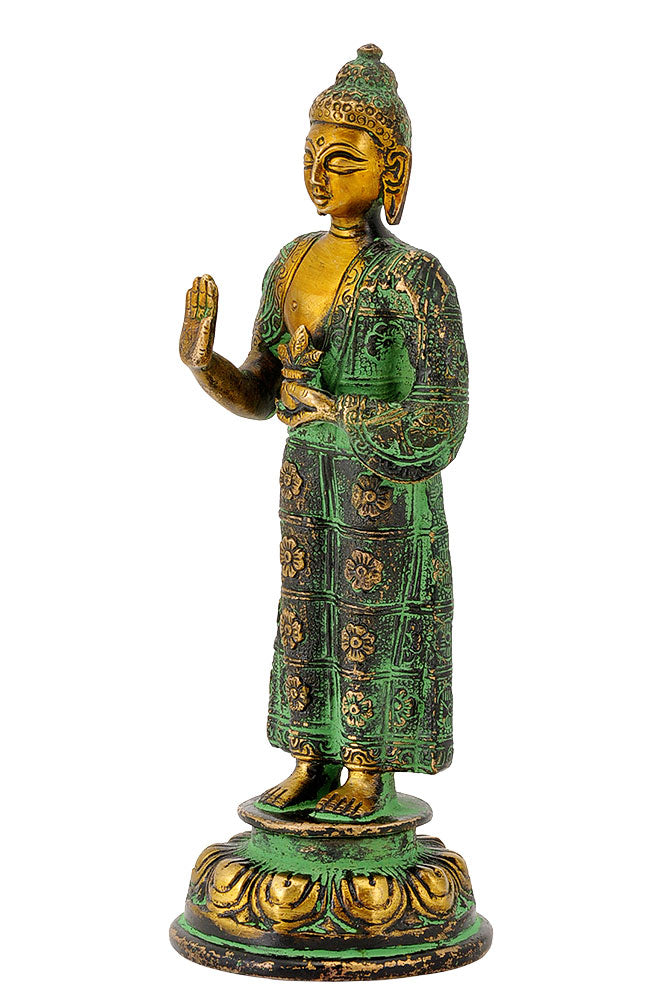 Medicine Buddha Brass Statue