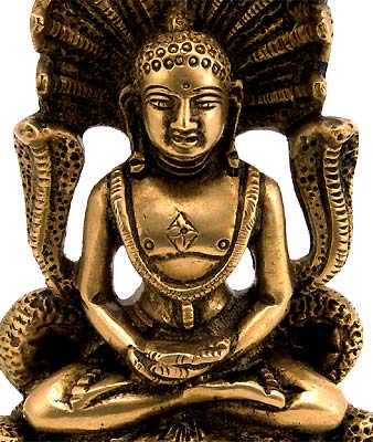 Twenty Third Jain Tirthankara Lord Parshvnatha - Brass Statue