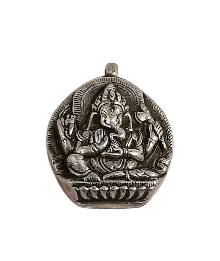 Lord Ganesha Silver Pendant
