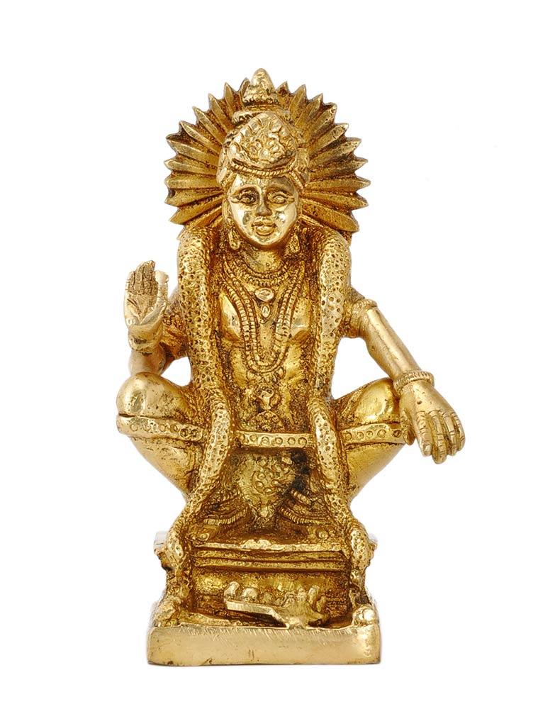 Brass Statue of "Lord Ayyappan"