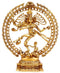 "Nateswar Shiva" The Cosmic Dancer - Brass Sculpture