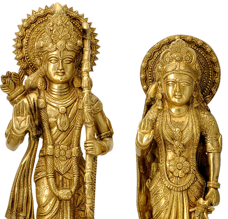 Shri Ram Darbar Brass Murties Set