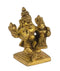 Lord Narsingh and Goddess Lakshmi - Small Brass Statue