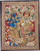 Radha Krishna - Kalamkari Painting