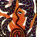 Gond Tribal Painting - The Serpent Power
