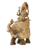 Lord Ganpati Maharaj Seated on Elephant