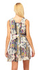 Blue Stripe Floral Summer Dress