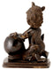 Brass Makhanchor Krishna in Antique Bronze Finish