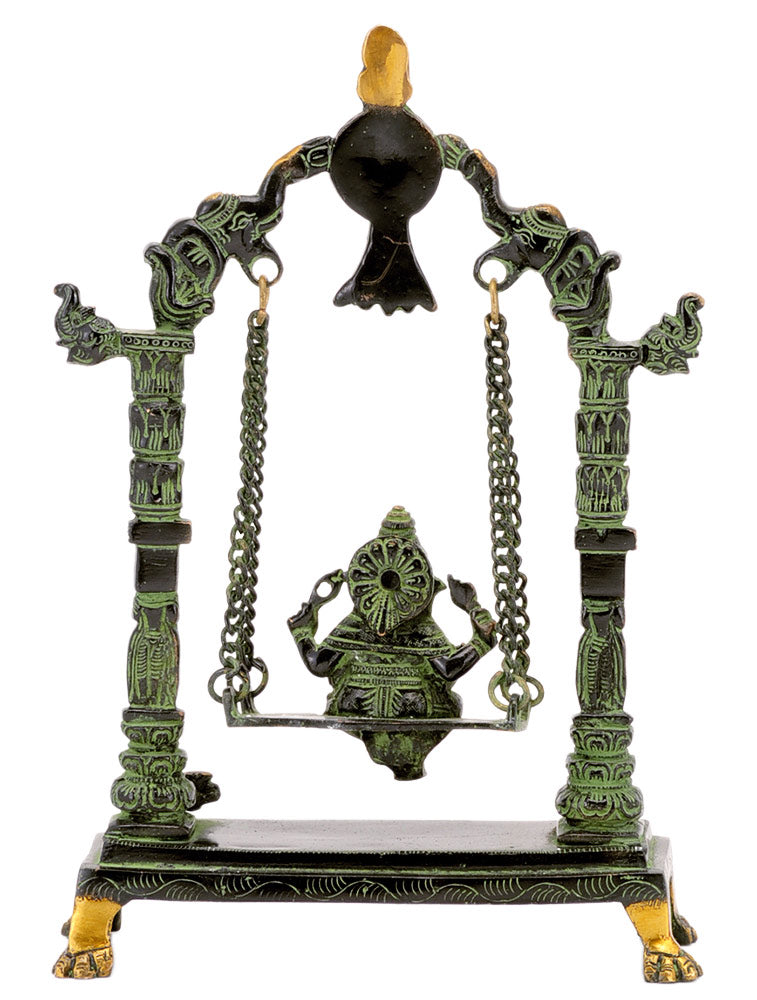 Lord Ganesh on a Swing