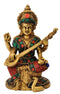 Devi Saraswati Brass Statue 6.50"