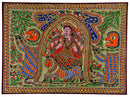 Goddess Durga - Madhubani Painting on Handmade Paper