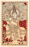Krishna as Gau Gopala - Cotton Kalamkari Painting
