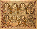 Ashta Rupa Ganesha - Kalamkari Painting