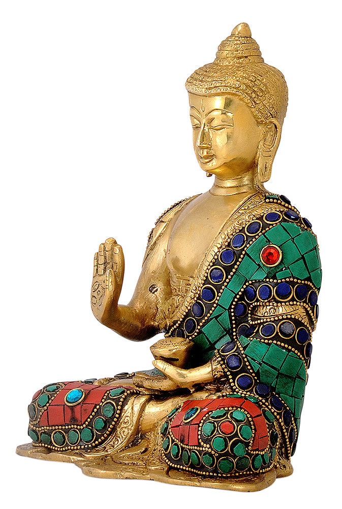 Buddha Brass Showpiece