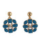 Blue Earrings For Women - Metal Dangle & Drop