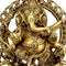 Dancing Ganesha Oil Lamp - Brass Sculpture