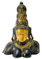 Goddess Shakti Brass Sculpture 10.25"