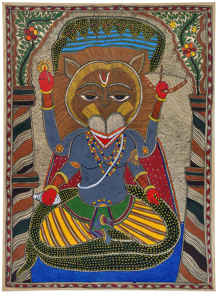 'Narasimha Avatar' The Man Lion Form of Lord Vishnu