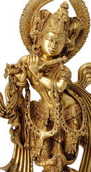 Lord Murlimanohar Krishna Brass Murti