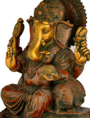 Vighneswar Ganpati - Brass Statue