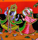 Lord Krishan Playing Dandiya with Radha