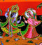 Lord Krishan Playing Dandiya with Radha