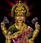 Sri Lakshmi Devi - Velvet Painting