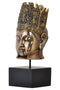 Solid Buddha Head Decorative High Finish Figurine