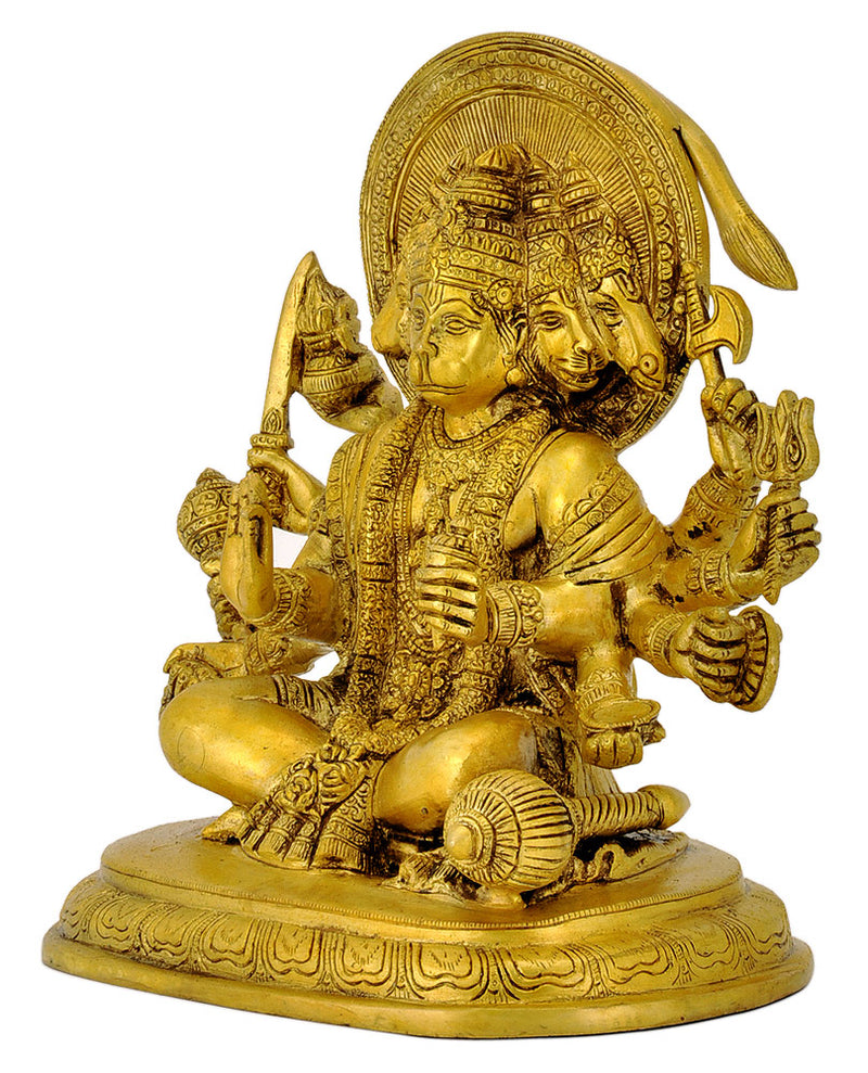 Seated Panchmukhi Hanuman