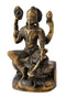 Antique Finish Seated Lord Vishnu Unique Statue