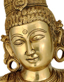 Goddess Parvati - Brass Sculpture 12"