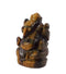 Tiger Eye Gemstone Ganesha Statue 1.75"