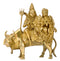 God Shiva with Family Seated on His Mount Nandi 10"