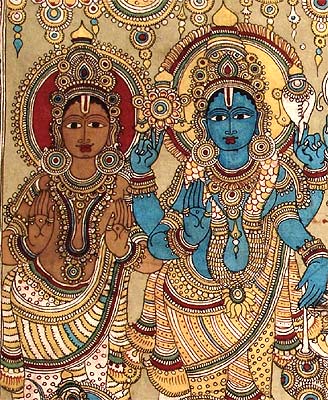 The Devine Family - Large Kalamkari Painting