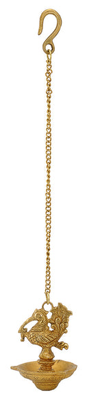 Brass Mayur Lamp