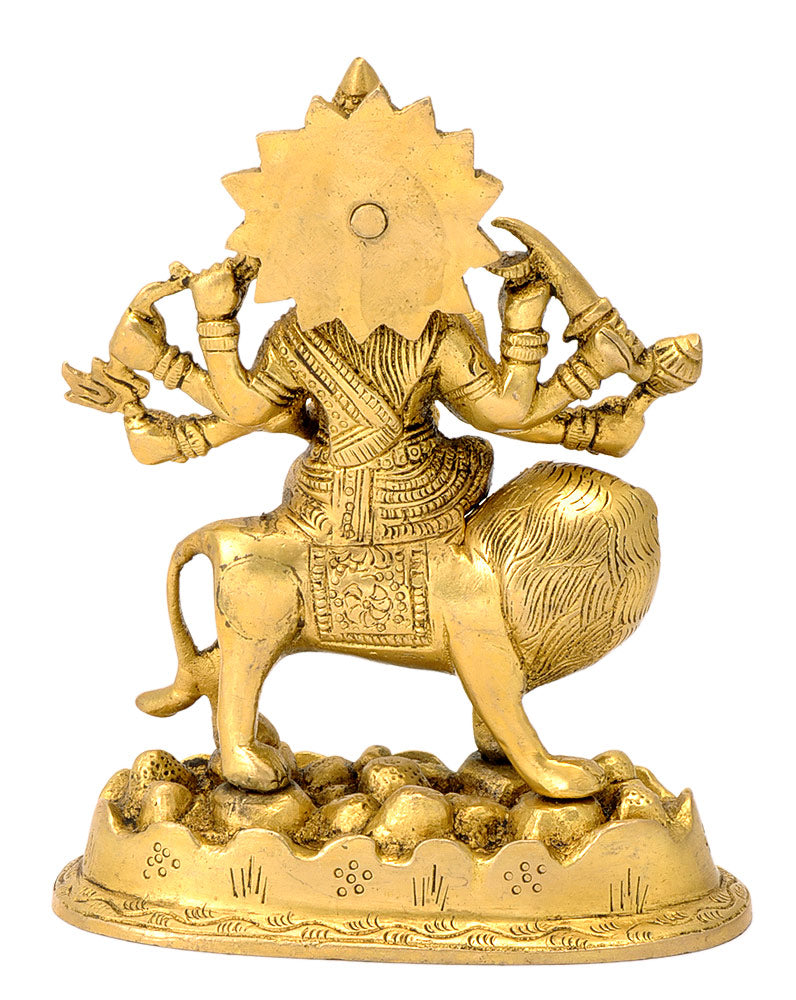 Vaishno Ma Durga Brass Figurine