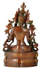 The Green Tara - Brass Statue