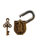 Decorative Brass Lock - Lord Radhe Krishna