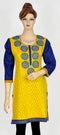 Embroidered Yellow Kurta