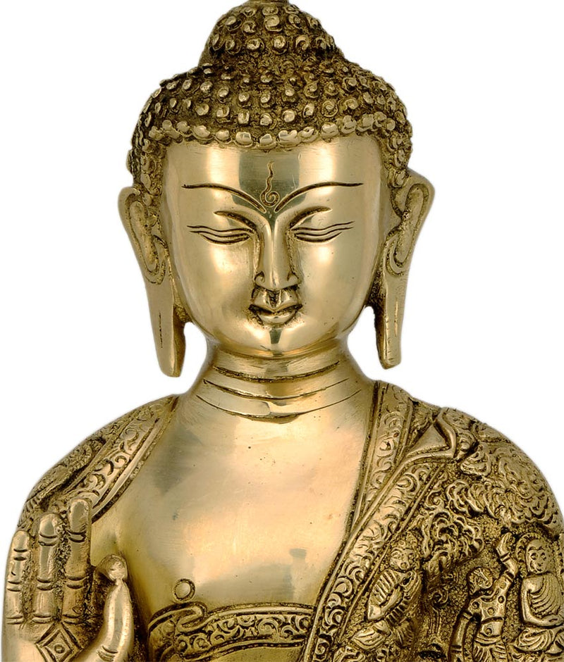 Brass Sculpture 'Medicine Buddha'