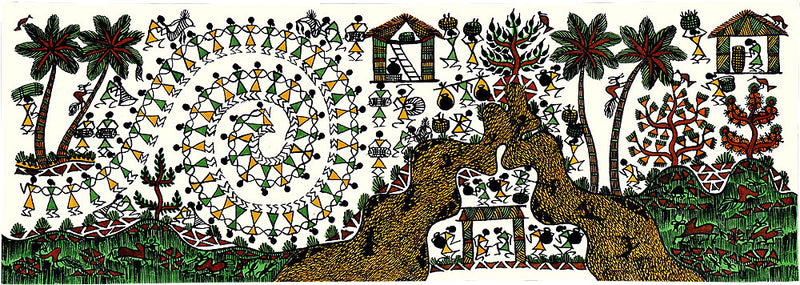 Handmade Warli Painting