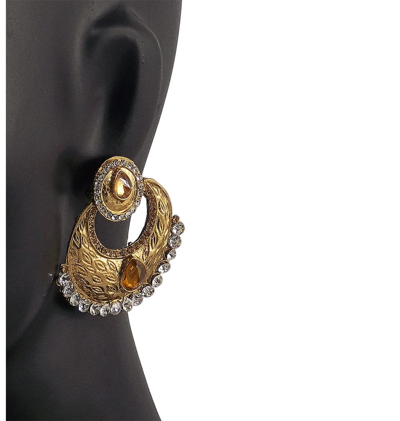 Designer Stylish Stone Made Beautiful Traditional & Ethnic Earrings
