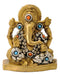 Benevolent Ganpati Brass Figurine 4"