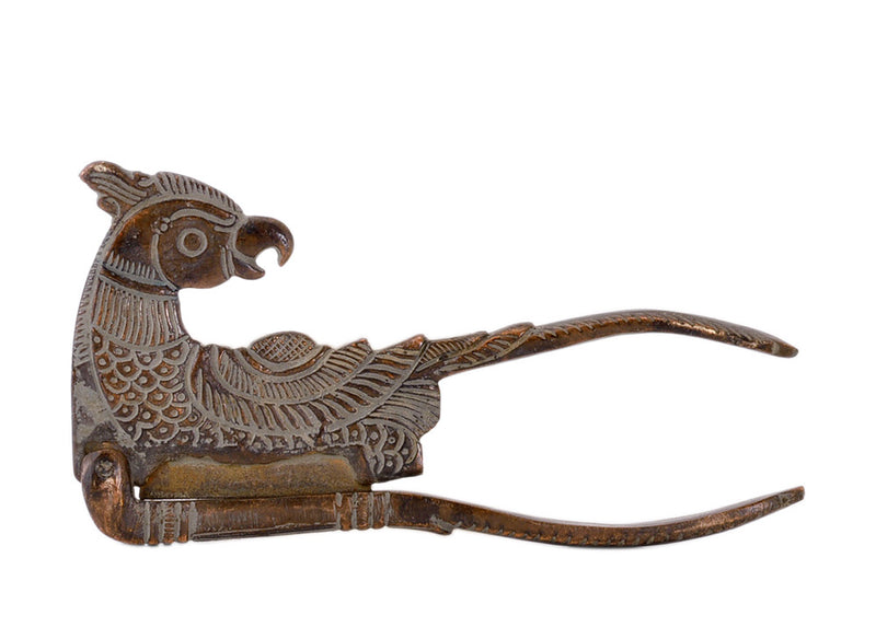 Parrot Betel Nut Cutter in Antique Finish