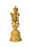 Exquisite Krishna Brass Bell 5.50"