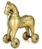 Dhokra Sculpture 'Horse on Wheel'
