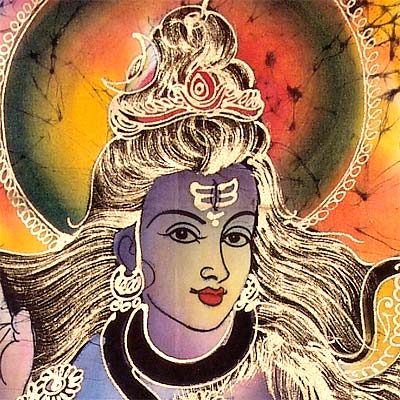 Nataraj Lord Shiva - Batik Painting