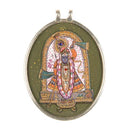 Shri Dwarikadhish - Hand Painted Pendant